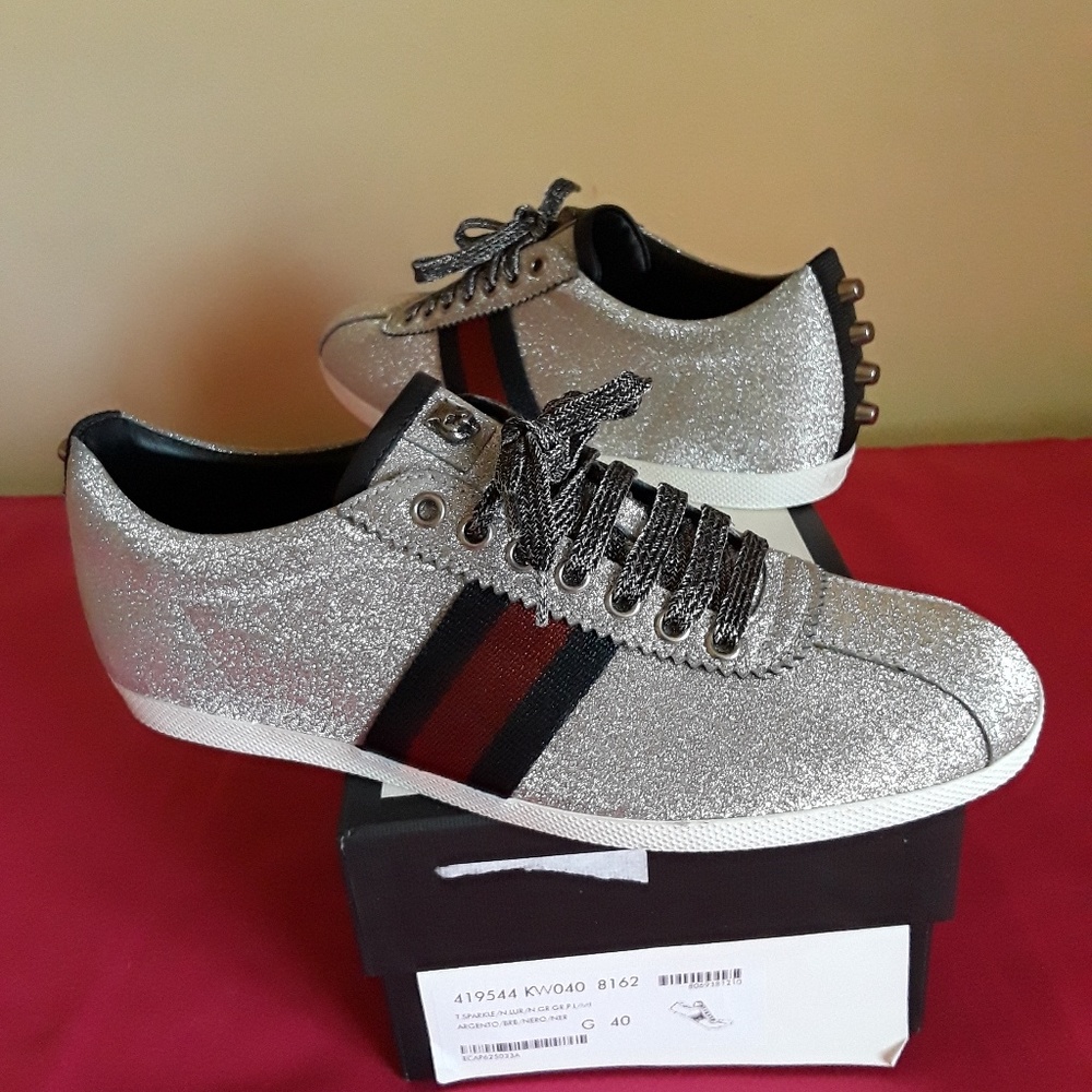 Men's Gucci Glitter Bambi Web Size 10 $10.5
